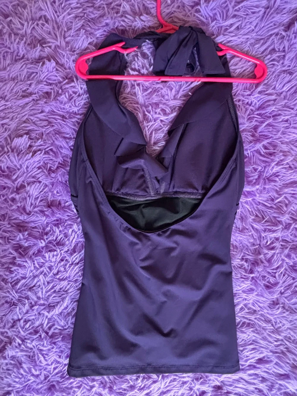Ralph Lauren Deep Purple Tankini Top